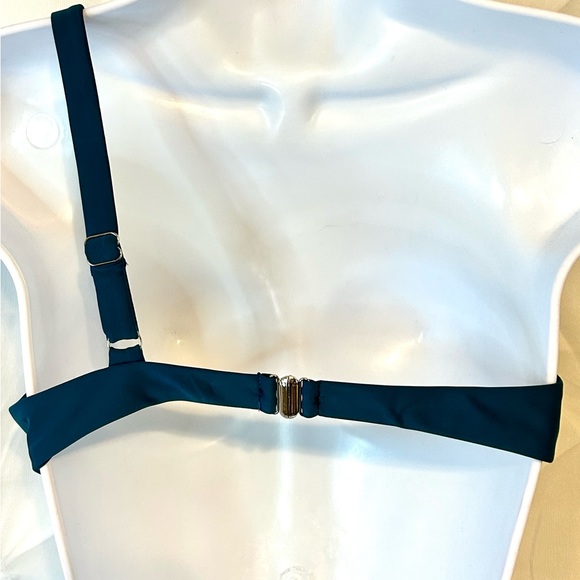 NWT One Shoulder, High Cut Thong Bikini Set- Sz 6 - Picture 9 of 10